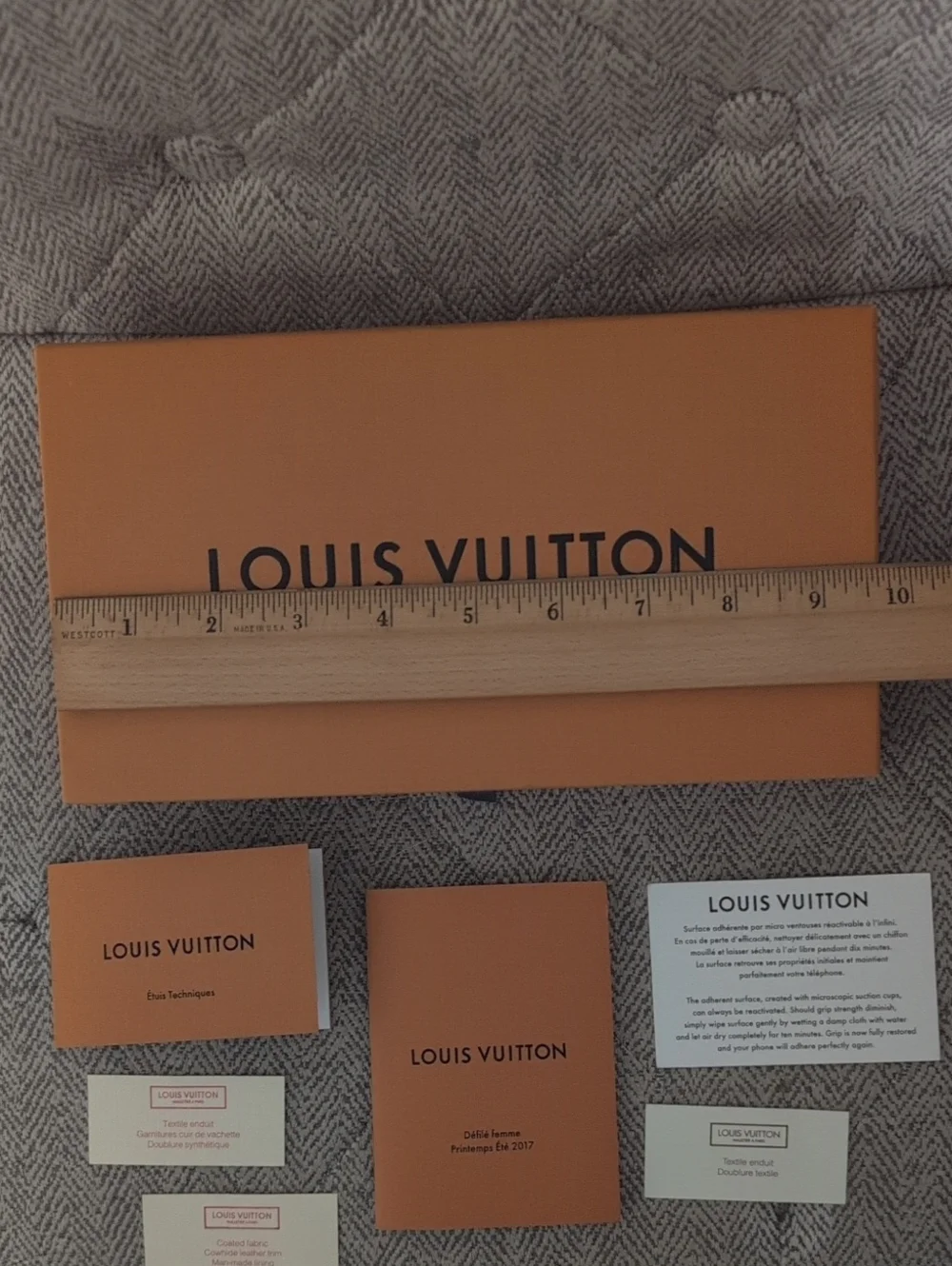 Louis Vuitton Box and Documentation Set